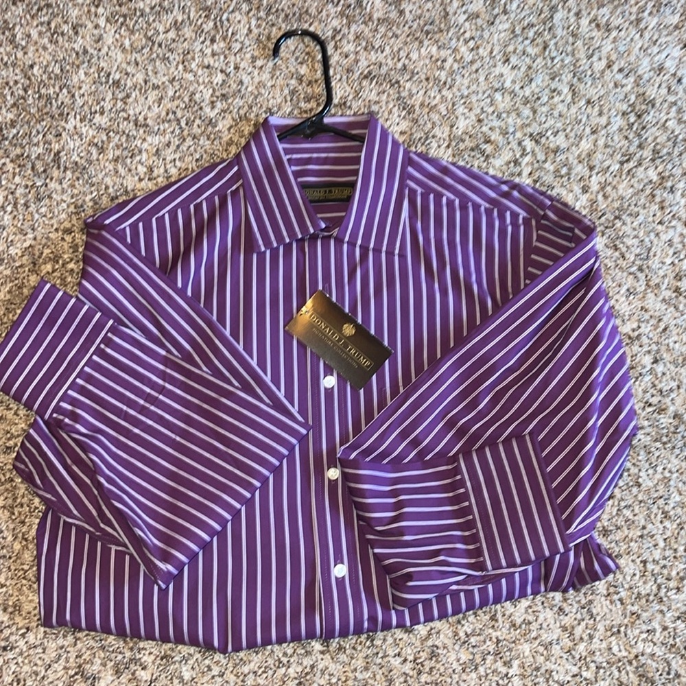 Brand New Donald Trump Signature Collection Long Sleeve Dress Shirt 👔